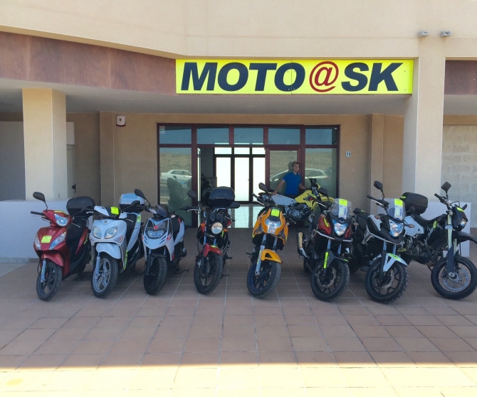 MOTOASK FUERTEVENTURA MOTORBIKE SCOTER RENT MOTORRADVERMIETUNG EXCURSION OFFROAD - motoask motorbikes rental